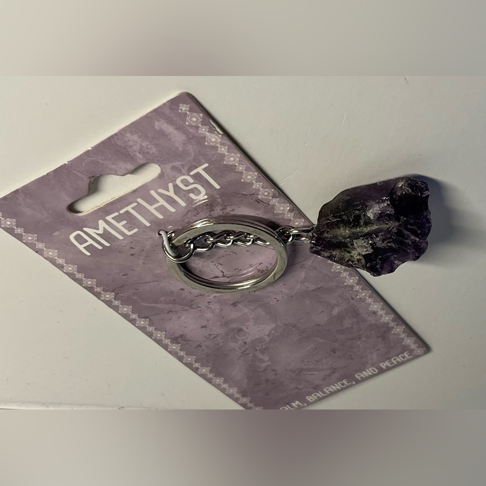 NEW Amethyst Keychain - Picture 3 of 5